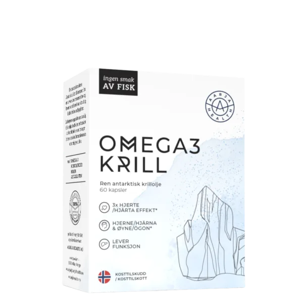Aarja Health Omega3 Krill Premium med astaxantin, förpackning