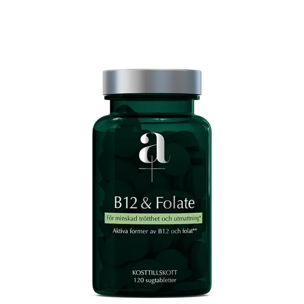 Alpha Plus Alpha Plus B12-vitamin & Folat, 120 sugtabletter