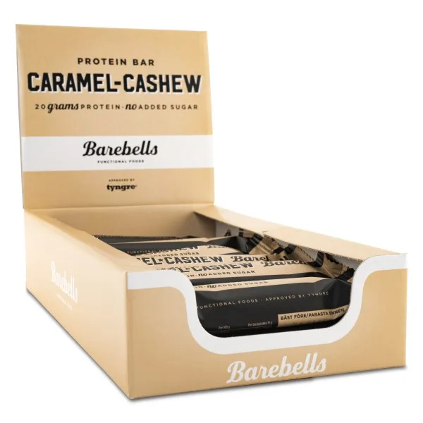 Barebells Barebells Protein Bar, Caramel & Cashew, 12-pack