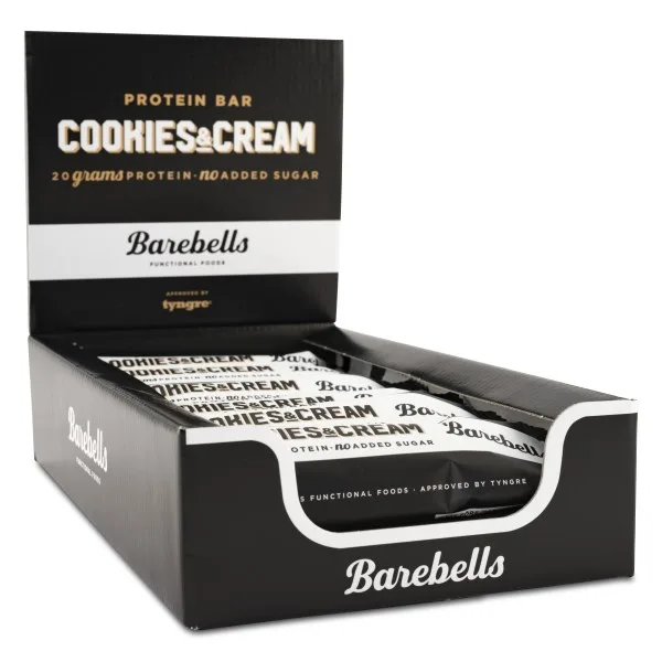 Barebells Barebells Protein Bar, Cookies & Cream, 12-pack