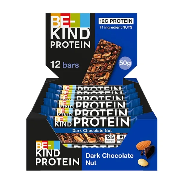 BeKind BeKind Protein Bar 50 g, Dark Chocolate Nut, 12-pack