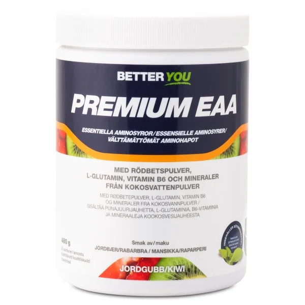 Better You Premium EAA, Jordgubb och Kiwi, 480 g