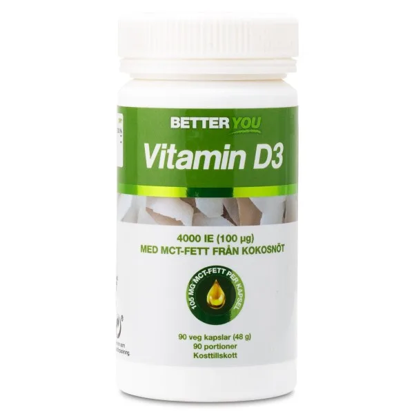 Better You Better You Vitamin D3, 90 kaps
