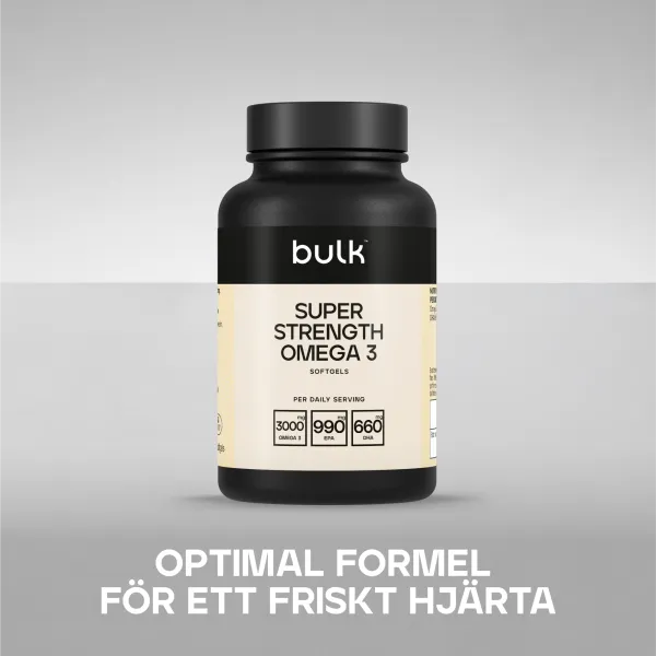 Bulk Super Strength Omega-3 Softgels 270 kapslar