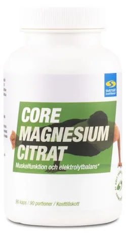 Core Magnesium Citrat 90 kapslar från Svenskt Kosttillskott