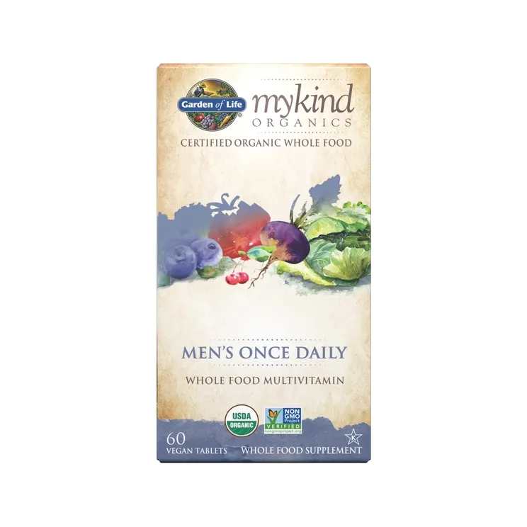 Garden of Life Mykind Men's Once Daily 60 vegan tabletter