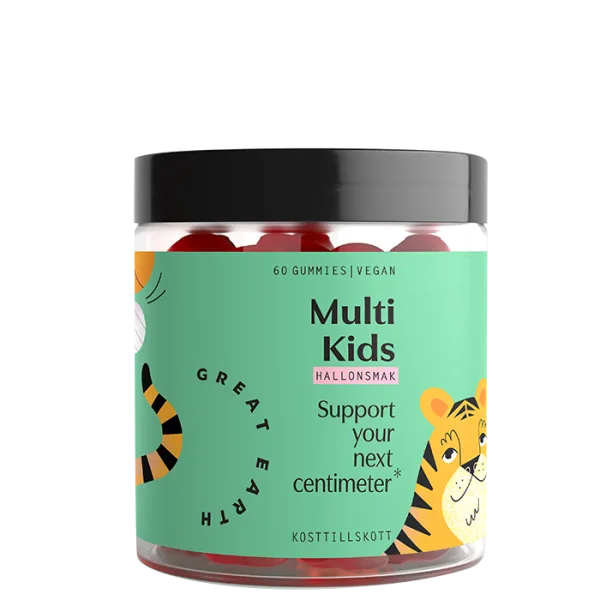 Great Earth Great Earth Multi Kids Hallon 60 Gummies