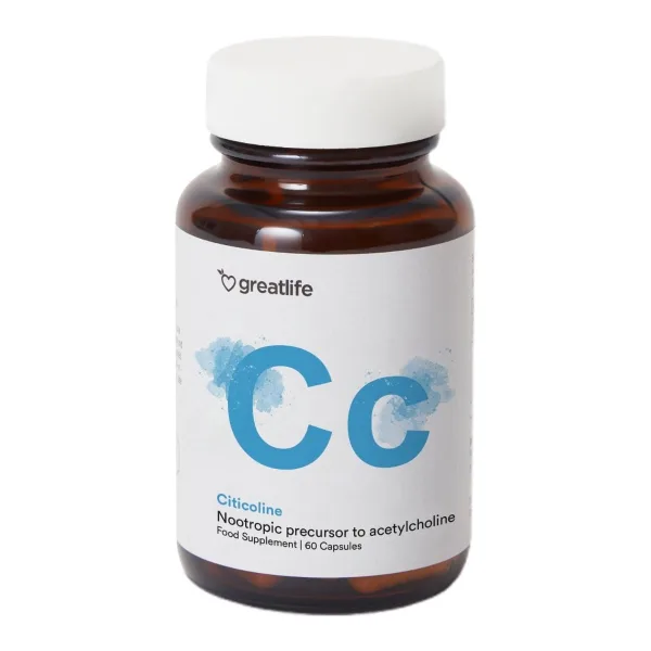 Greatlife Citicoline 60 kapslar, förpackning