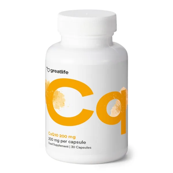 Greatlife CoQ10 200 mg 30 kapslar, förpackning