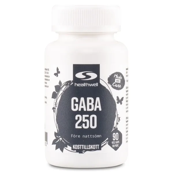 Healthwell Healthwell GABA 250, 90 kaps
