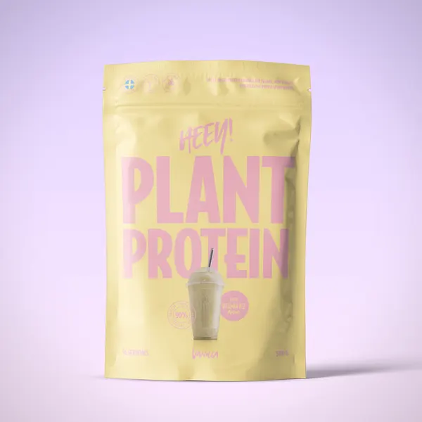 Heey! Vegan Plant Protein, förpackning