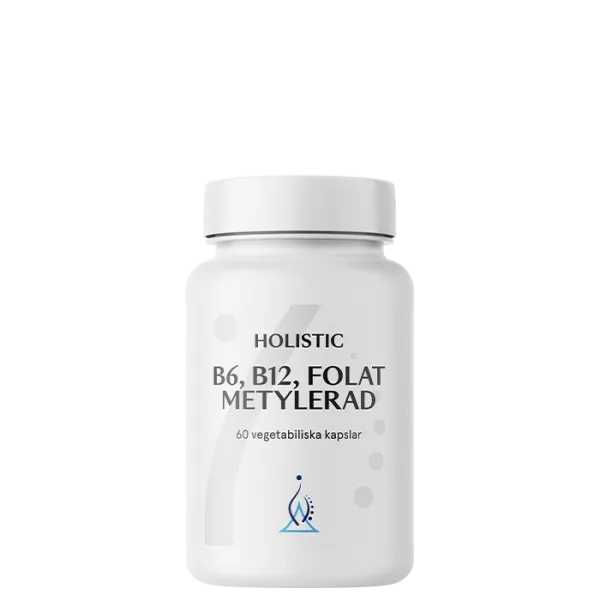 Holistic Holistic B6 B12 Folat Metylerad, 60 kapslar