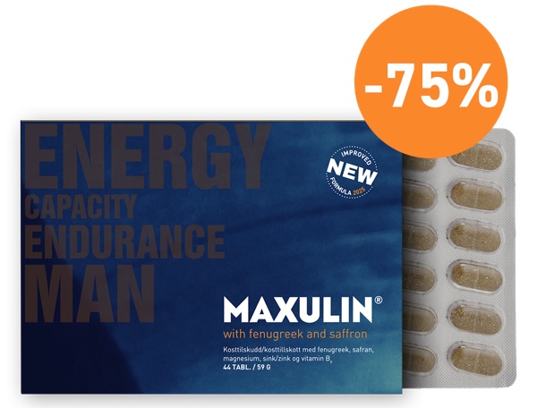 Maxulin kosttillskott för män