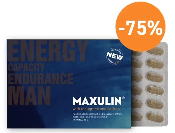 Maxulin kosttillskott för män