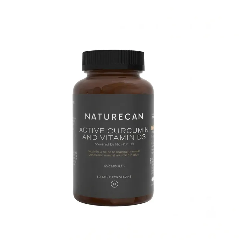 Naturecan Aktiv Curcumin & Vitamin D3 - kapslar