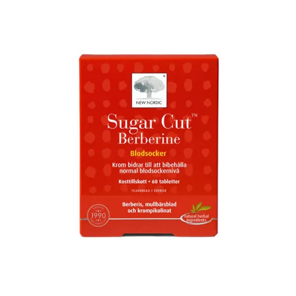New Nordic Sugar Cut Berberine 60 tabletter