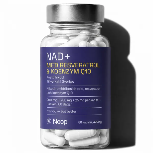 Noop Life Noop NAD+ Komplex med Resveratrol & CoQ10