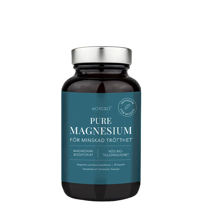 Nordbo Pure Magnesium 100% Bisglycinat 90 kapslar
