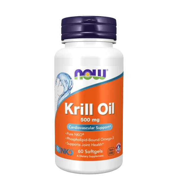 Now Foods Now Foods Krillolja 500 mg 60 softgelskapslar