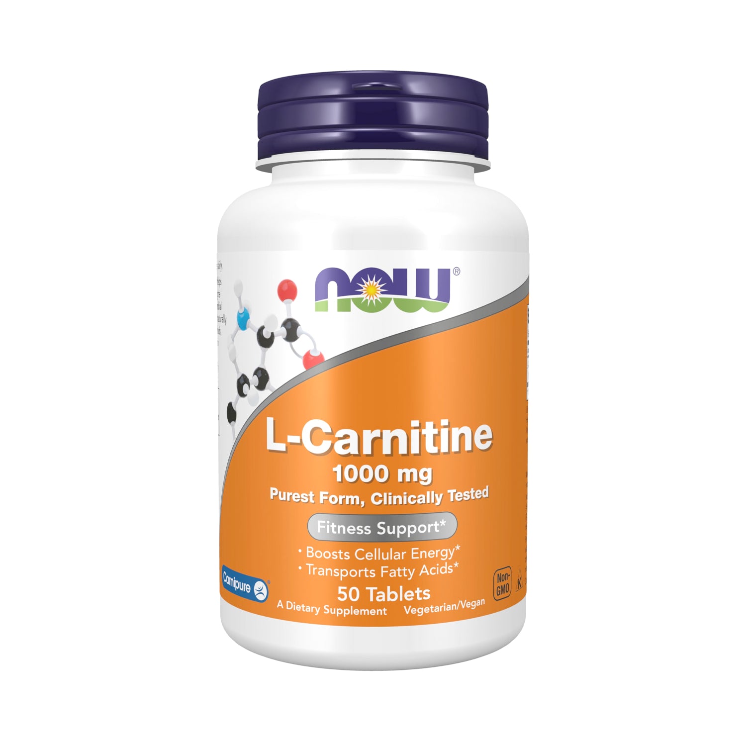 NOW Foods L-Carnitine 1000 mg 50 tabletter