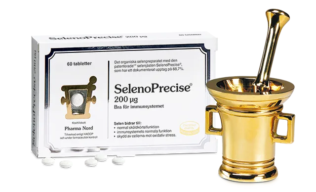 Pharma Nord SelenoPrecise i tablettförpackning