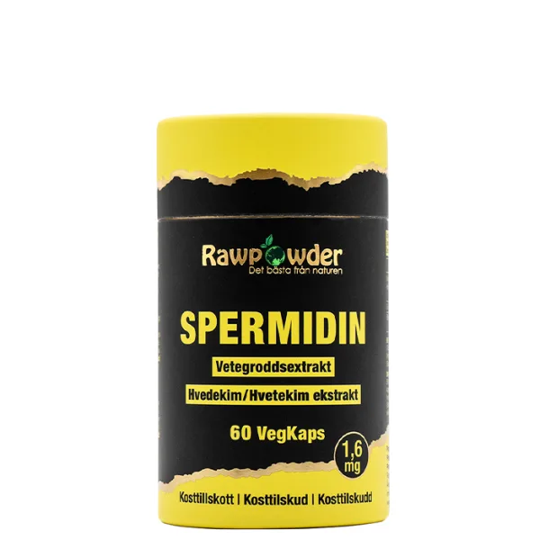 Rawpowder Spermidin 1,6 mg 60 kapslar