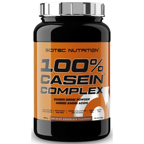 Scitec Nutrition 100% Casein Complex, Belgian Chocolate