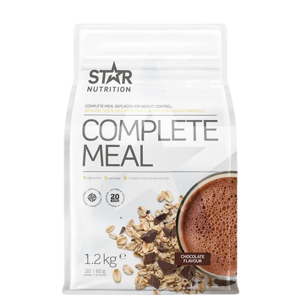 Star Nutrition Complete Meal Måltidsersättning 1,2 kg, Choklad