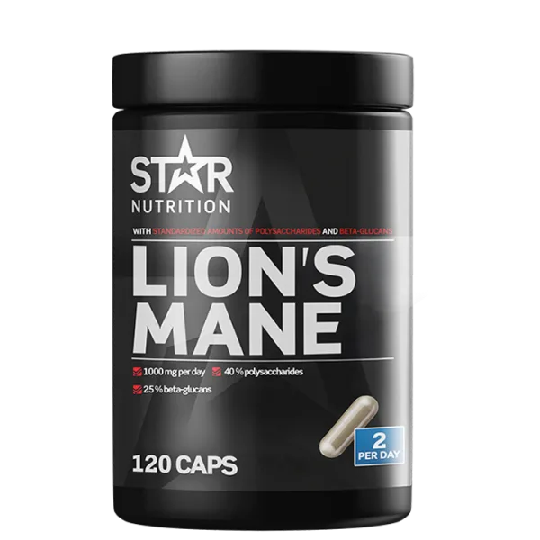 Star Nutrition Star Nutrition Lion's Mane, 120 kapslar