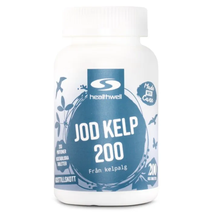 Healthwell Healthwell Jod Kelp 200 (200 tabletter)