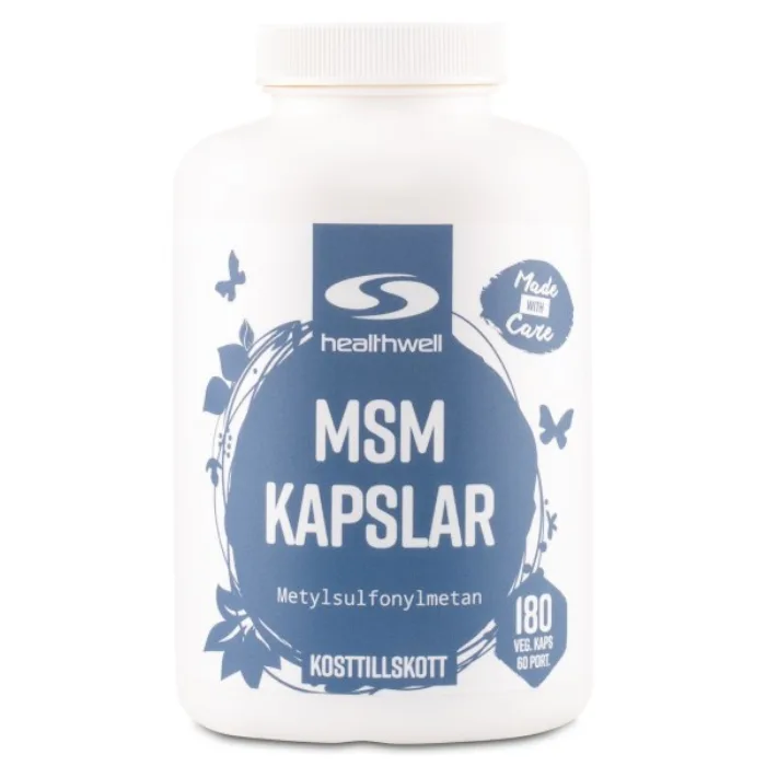 Healthwell Healthwell MSM Kapslar (180 kapslar)