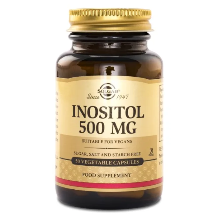 Solgar Solgar Inositol 500 mg (50 kapslar)