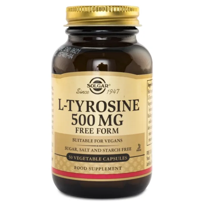 Solgar Solgar L-Tyrosine (50 kapslar)