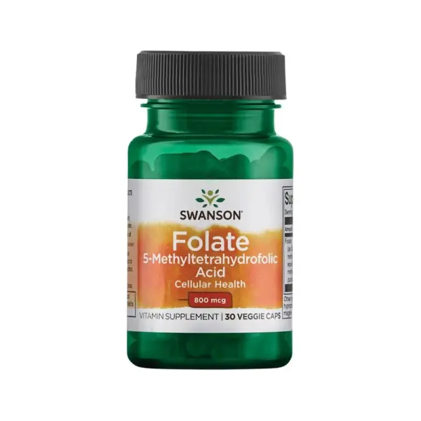 Swanson Folate 800 mcg 30 Kapslar