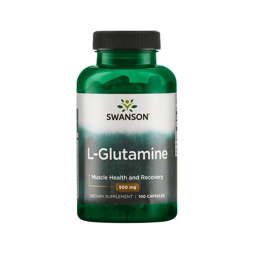 Swanson L-Glutamine 500 mg 100 kapslar