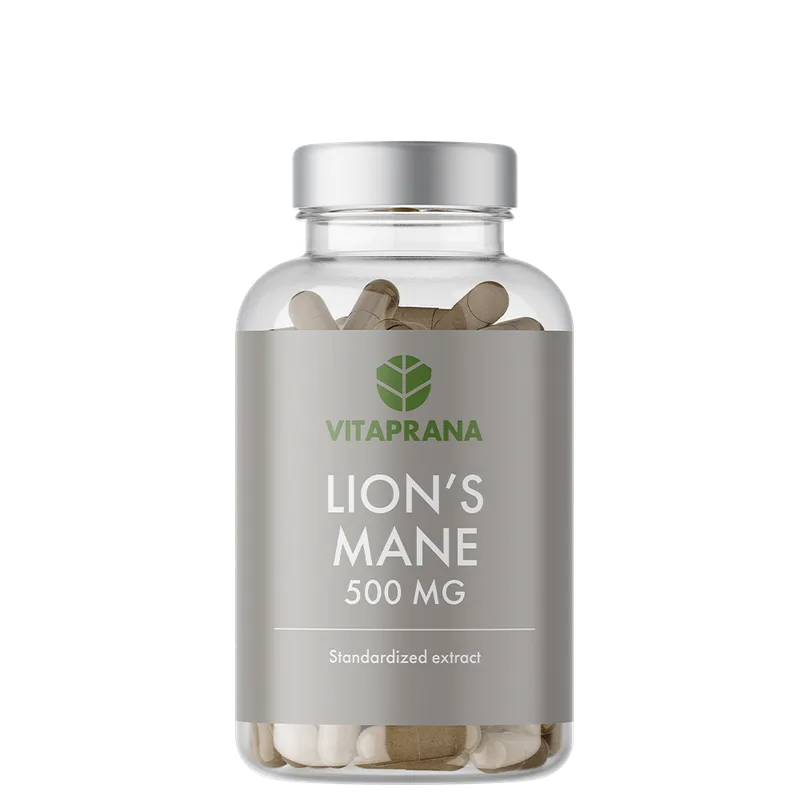 Vitaprana Lions Mane 500 mg 100 kapslar