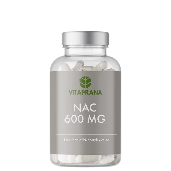 Vitaprana NAC 600 mg Aminosyra 100 kapslar